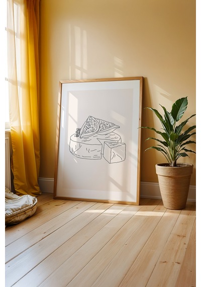 Ahşap & Baharat Dengesi Ahşap Çerçeveli Poster Tablo 194