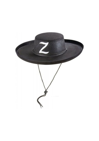 Z Logolu Yetişkin Boy Bağcıklı Zorro Şapkası - Rxlu-448688 18