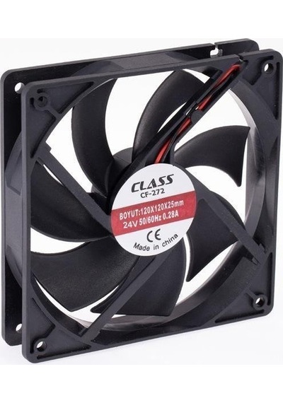 Class 120X120X25Mm Dc 24Volt Fan 1Adet