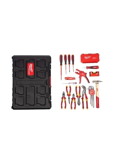 Milwaukee Packout Elektrikçi Seti 62 Parça -