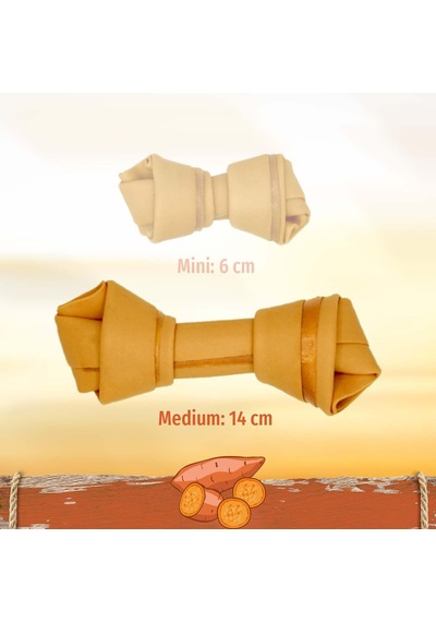 Sweetpotato Medium Orta Boy Tatlı Patatesli Kemik 2'li, 158 Gr Köpek Ödülü