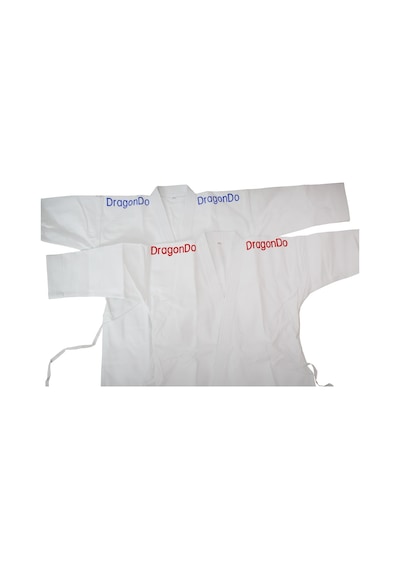 Dragondo 11101 Karate Kata Elbisesi Set 2 Ceket 1 Pantolon Beyaz
