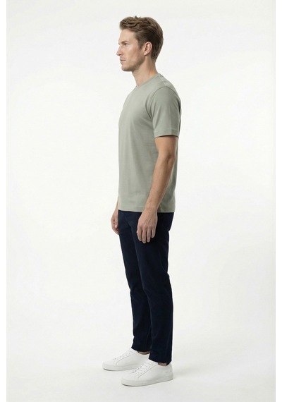 Redline Korte Yeni Sezon Slim Fit Erkek Yumuşak Nefes Alan Tişört Çağla Yeşili