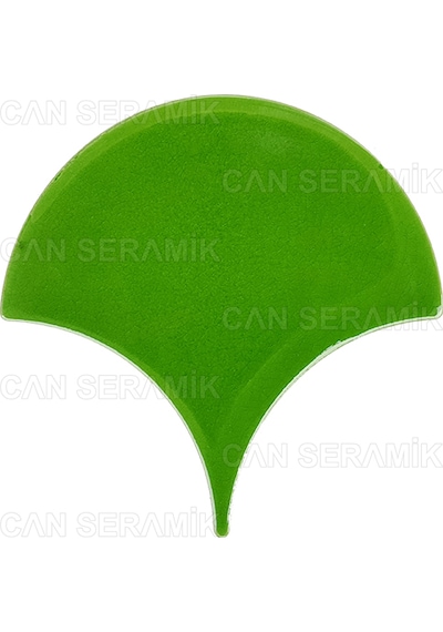 Can Seramik - 17x17 Cm. Balık Pulu Çini Karo N11.219