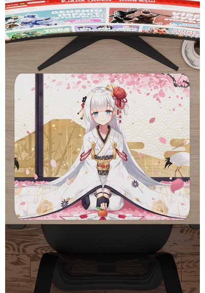 Azur Lane Kaymaz Dikişli Kauçuk Oyuncu Mousepad V5 - 48x40 Xl Gaming Mouse Pad Fare Altlığı