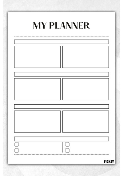 Zamansız Çok Amaçlı Günlük Haftalık Aylık Planlayıcı - A5 Ebat Yapılacaklar - 50 Yaprak - Planner - 2695 Çok Renkli