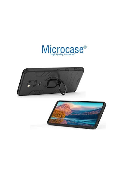 Huawei Mate 20 X Batman Serisi Yüzük Standli Kilif 359667779