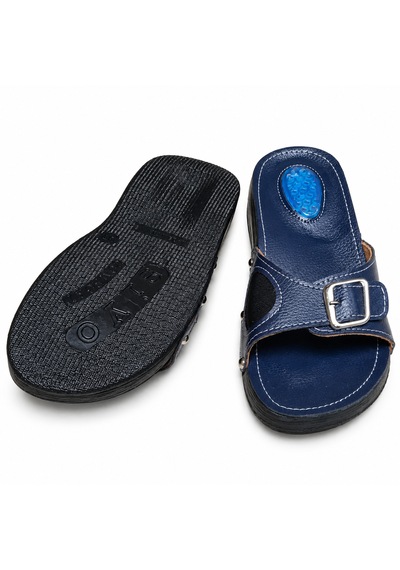 Siyo Comfort Suni Deri Anatomik Taban Halluks Valgus Topuk Dikeni Terliği Lacivert Renk Tş002 Siyo Comfort Suni Deri Anatomik Taban Halluks Valgus Topuk Dikeni Terliği Lacivert Renk Tş002