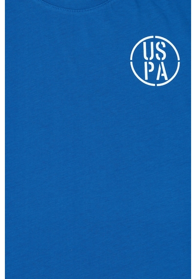 U.S. Polo Assn. Erkek Çocuk Kobalt Oversize Bisikelt Yaka Tişört 50298981-VR077