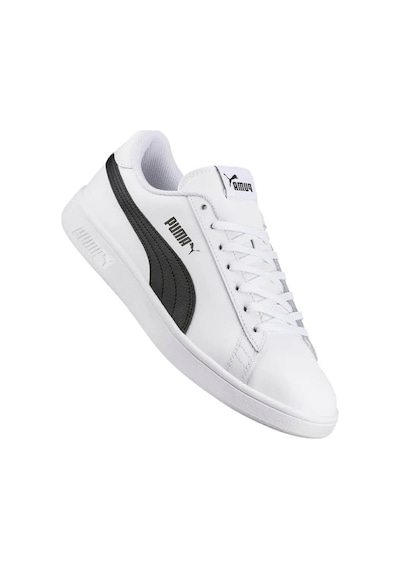 Puma Smash V2 Buck Unisex Spor Ayakkabı Beyaz Siyah