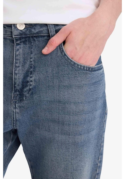 Defacto Straight Fit Jean Pantolon G8318ax26spnm84 İndigo-nm84