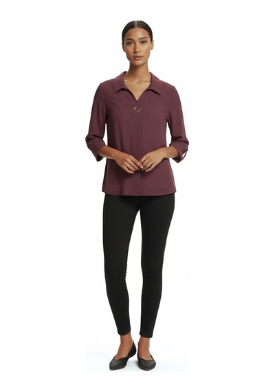 Ayhan Kadın Bluz 24krb81285 Bordo