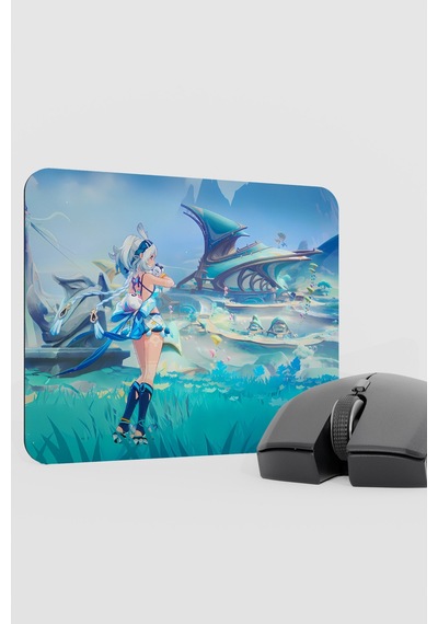 Mualani Genshin Impact Anime Gacha V2 - 22x18 Gaming Mouse Pad Fare Altlığı