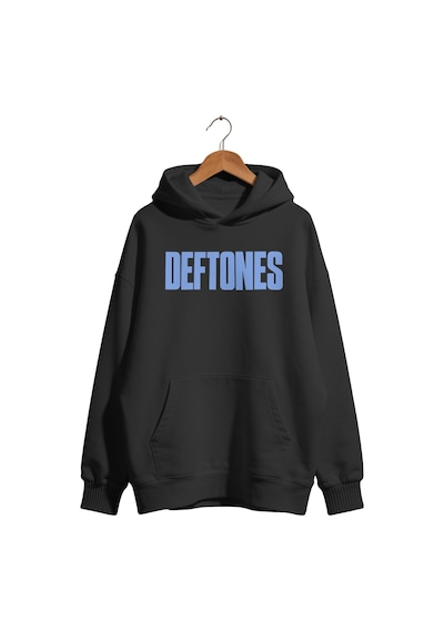Sevbano Deftones Rock Metal Müzik Grubu Baskılı Unisex Oversize Premium H Siyah