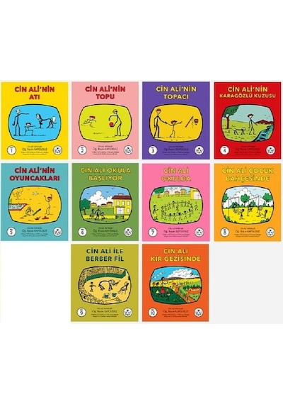 Cin Ali Serisi (10 Kitap) - Rasim Kaygusuz - Cin Ali Yayınları