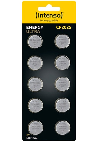Intenso Energy Ultra CR2025 3 V Blister Lithium Düğme Pil 10'lu