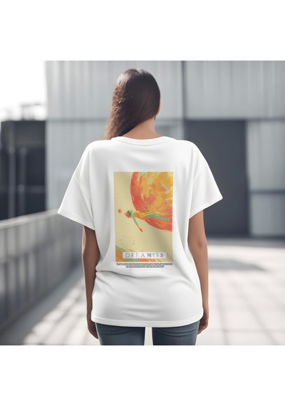 Dreamers Serisi No:3 T-shirt - Beyaz