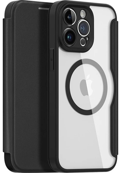 Dux Ducis Apple     Uyumlu iPhone 14 Pro 6.1 Kılıf Skin X Pro Series Magsafe Kapaklı Kılıf Folio Case- 5775