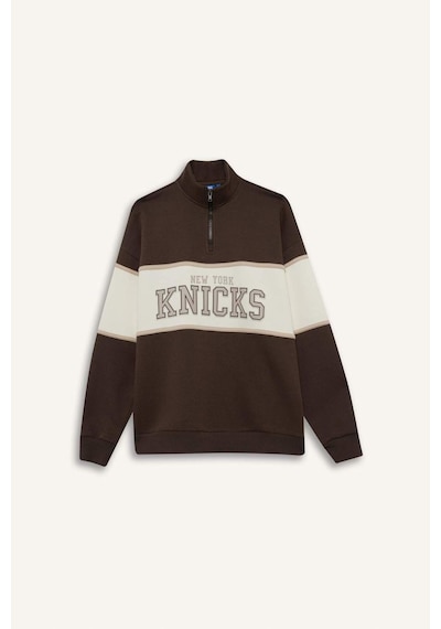 Defacto Defactofit Nba New York Knicks Oversize Fit Yarım Fermuarlı Sporcu Sweatshirt E9693ax25aubn335 Kahve Defacto Defactofit Nba New York Knicks Oversize Fit Yarım Fermuarlı Sporcu Sweatshirt E9693ax25aubn335 Kahve