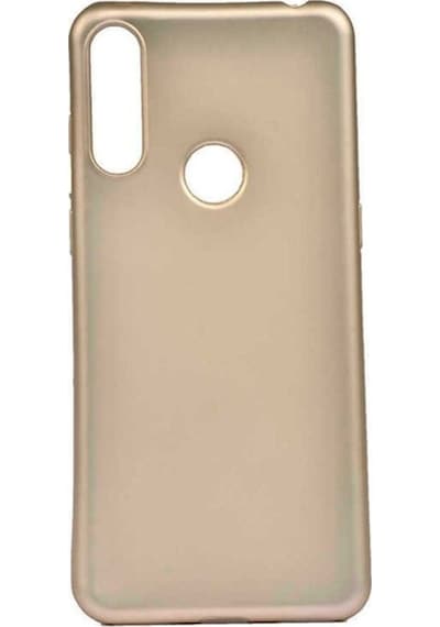 Alcatel 3x 2019 Kılıf Zore Premier Silikon Kapak Gold