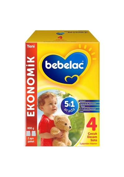 Bebelac 4 Bebek Devam Sütü 800 G