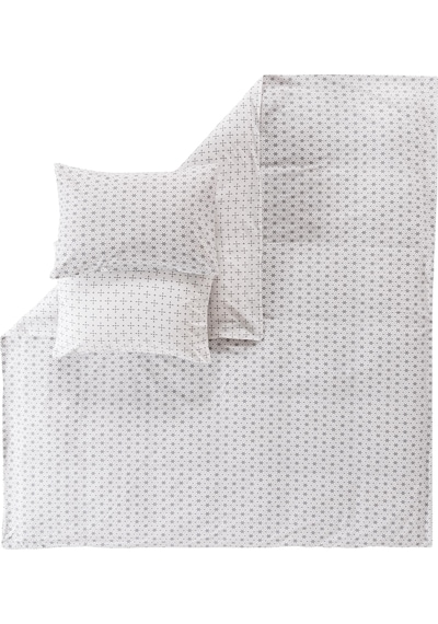 Mix & Match Bloom %100 Pamuk Çift Kişilik Nevresim Seti Gri