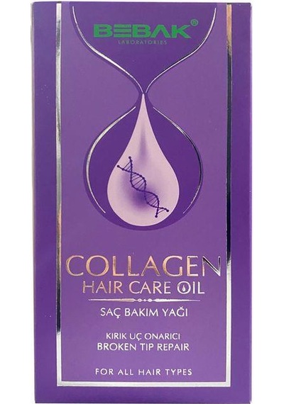 Bebak Collagen Kırık Uç Onarıcı Saç Bakım Yağı 100 ML