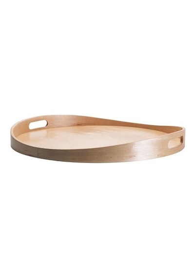 Tepsi Masif Huş Ağacı Ikea Meridyendukkan Şeffaf Vernik 44 CM