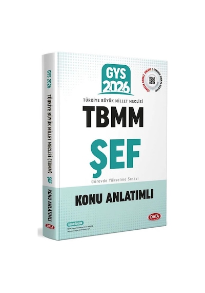 Data 2026 Gys Tbmm Şef Konu Anlatımı Görevde Yükselme Data Yayınları