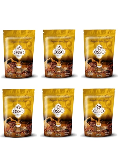 Osso Osmanlı Kahvesi 200 Gr X 6 Adet Öğütülmüş