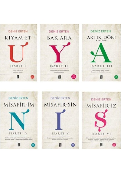Deniz Erten UYANIŞ İşaret Kitapları 6 Kitap Set / Deniz Erten 9280000015605