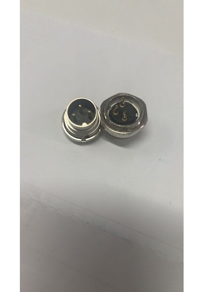 Maojwei J09-3b1 ,m16/3pin Düz/erkek Konnektör