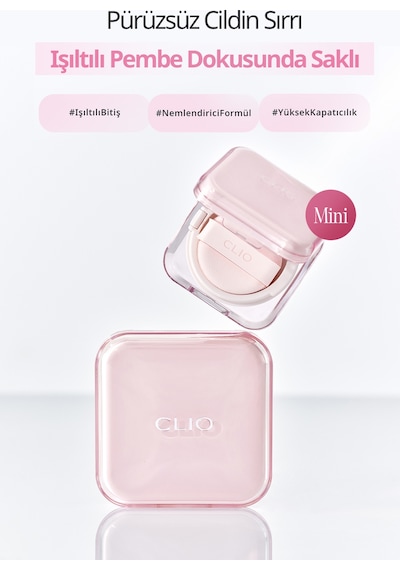 Nemli Bitiş Sunan Clıo Kill Cover Mesh Glow Essential Cushion Mini 23n Ginger Spf50+ Pa++++
