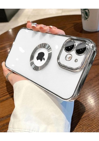 Apple Uyumlu iPhone 11 Kılıf Köşeleri Renkli Şeffaf Kamera Korumalı Silikon Lu (553804415)