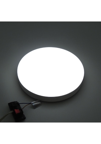 Dış Mekan Yuvarlak Sıva Üstü 20W Led Panel Armatür Trafolu Beyaz