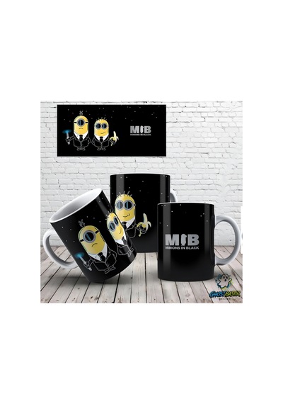 Ghostbastır Desıgn Minions Kupa Bardak Tek Adet K0458 Çok Renkli