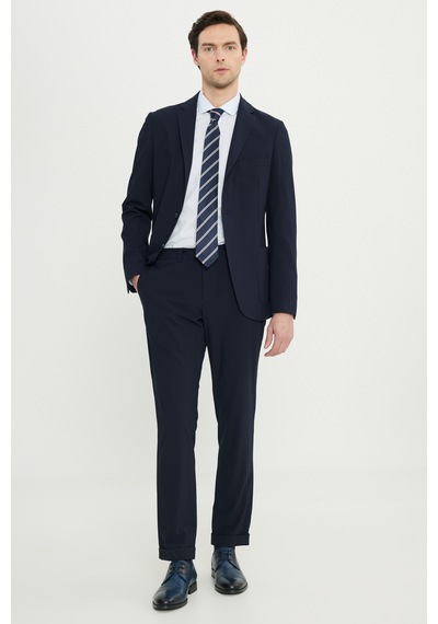 Erkek Lacı Slim Fit Dar Kesim Mono Yaka Gofre Desenli Torba Cepli Takım Elbise Lacı Erkek Lacı Slim Fit Dar Kesim Mono Yaka Gofre Desenli Torba Cepli Takım Elbise Lacı
