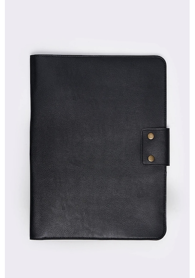 Necati Çanta Apple Uyumlu MacBook Air Pro 13-14 Inç Organizer Evrak & Laptop & Tablet Çantası - Siyah Siyah
