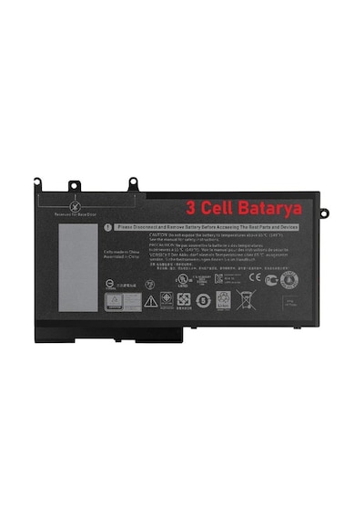 Dell Uyumlu Latitude N075L549014Emea_U Notebook Batarya Laptop Pil
