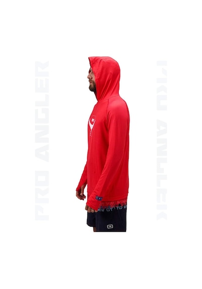 Fujin Pro Angler S24 Hooded Garnet Kırmızı