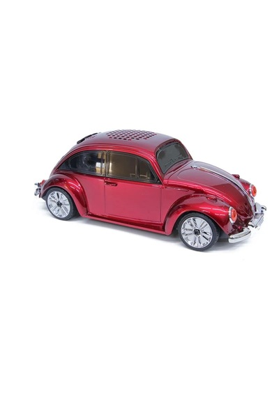 Beetle Araba Görünümlü Taşınabilir Bluetooth Hoparlör Ve Radyo Speaker -