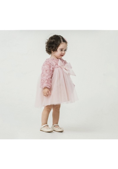 Cocosiss Rose Çantalı Dress Bordo
