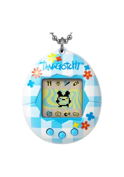 Tamagotchi Original Gen 2 Flower Gingham Sanal Bebek Dijital Evcil Hayvan Elektronik Oyuncak