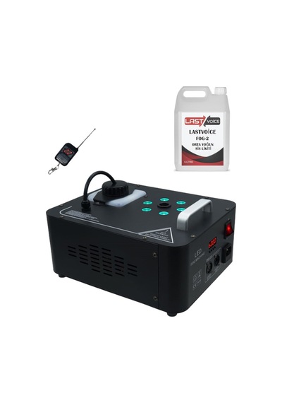 Quenlite Volcano-2000LK 2000 W LED Likitli Işıklı ve Uzaktan Kumandalı DMX Sis Makinesi 5 L