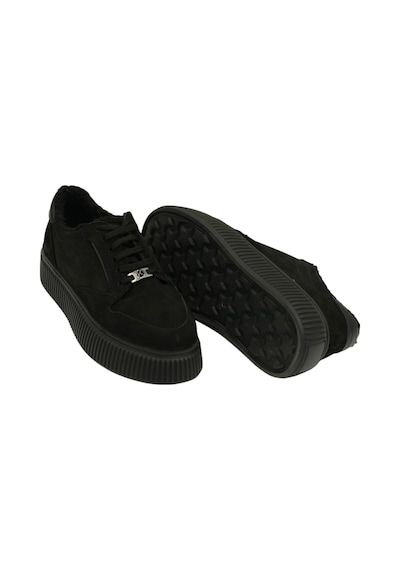 Kadın Bağcıklı Sneaker Siyah
