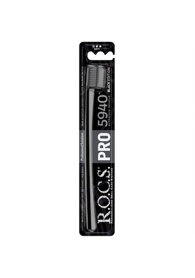 Rocs Pro Yetişkin Diş Fırçası Siyah
