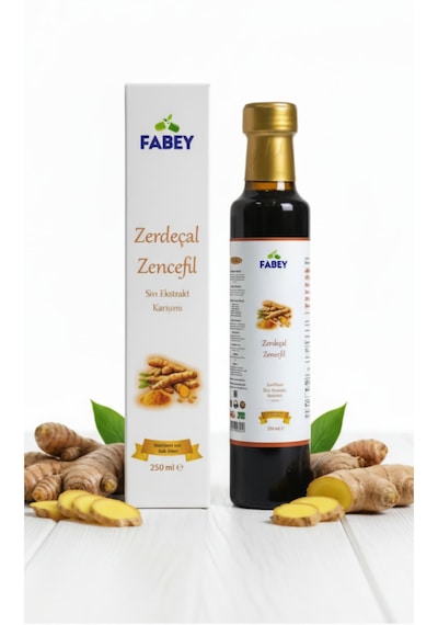 Fabey Zerdeçal & Zencefil Sıvı Ekstrakt Karışımı 250ml