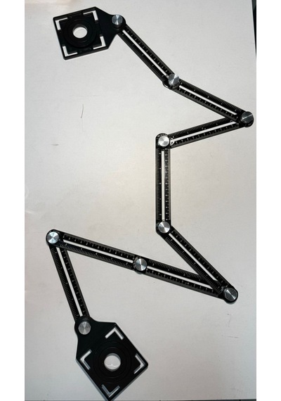 Shijing Tools Akıllı Yılan Gönye 8 Katlanır