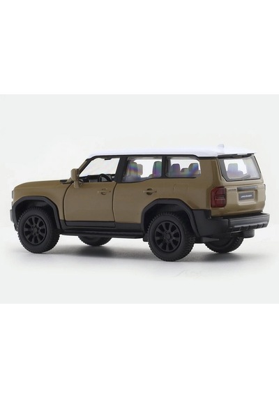 Uzak Doğu Serisi Toyota Land Cruiser 250 Prado Bej Açılır Kapılar Diecast Metal Model Araba 11 Cm