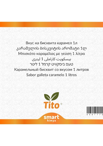 Karamelli Bisküvi Aroması 1 Litre